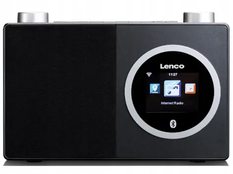 Lenco DIR-70BK / Internetové rádio / 3W / 3.5mm jack / Wi-Fi / Bluetooth