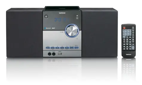Lenco MC-150 / FM & DAB+ rádio / CD přehrávač / 2x10W / AUX / USB / Bluetooth / MP3