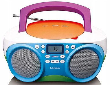 Lenco SCD-41 / FM rádio / CD přehrávač / 2x2W / 3.5mm jack / AUX / USB / MP3