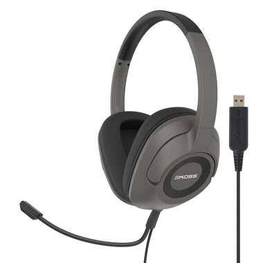 Koss SB42 USB černo-šedá / sluchátka s mikrofonem / USB / 2.4m 