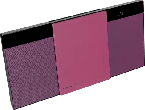 Panasonic SC-HC304EG-R červená / Mikrosystém / 20W / CD / USB / MP3 / FM& RDS / BT 