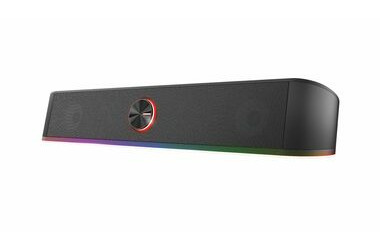 Trust GXT619 Thorne černá / Soundbar k PC / 6W / RGB / 3.5mm jack / USB napájení