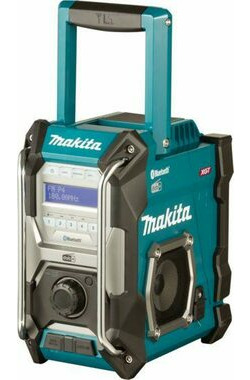 Makita MR004GZ / Aku stavební rádio / FM / DAB+ / 3.5mm jack / BT 5.0 / IP65 / napájecí adaptér / bez aku