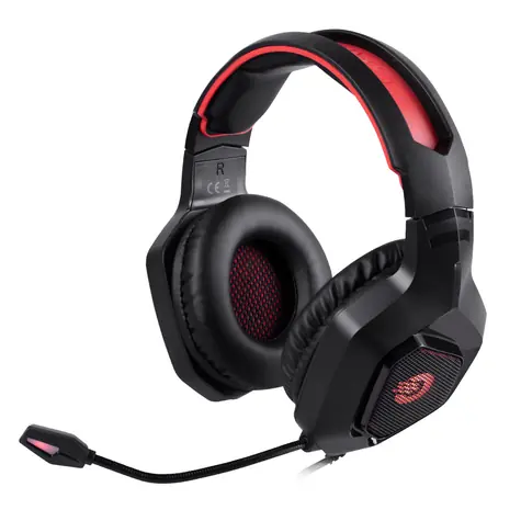 Orava Livebass-2 R Gaming / herní sluchátka / 3.5 mm jack I USB / mikrofon / kabel 2.2 m