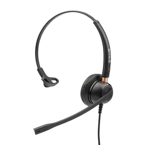 TELLUR 510N černá / headset / Monaural / USB / QD
