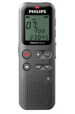 Philips DVT 1120 / diktafon / 8GB / až 34 hodin záznamu / USB / 3.5 mm jack