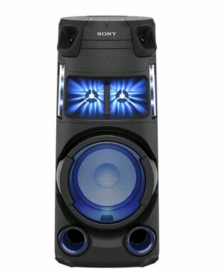 SONY MHCV43D.CEL černá / párty reproduktor / Bluetooth / FM / DAB+ / USB / HDMI / CD / DVD / AUX / Osvětlení