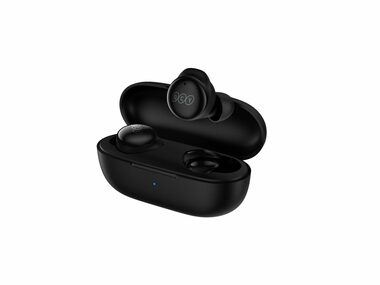 QCY T17 černá / BT sluchátka do uší s mikrofonem / Bluetooth 5.1 / s dobíjecím boxem