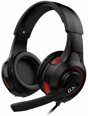 Genius GX GAMING HS-G600V černá / herní sluchátka s mikrofonem / 3.5 mm jack / 1.8m