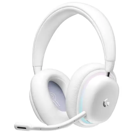 Logitech G735 bílá / Bezdrátová herní sluchátka s mikrofonem / BT / USB