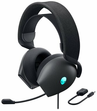 DELL Alienware AW520H černá / Herní headset s mikrofonem / AlienFX / 3.5mm / USB