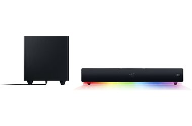 Razer Leviathan V2 černá / soundbar & subwoofer / 2.1 / 65W / RGB / USB / Bluetooth 