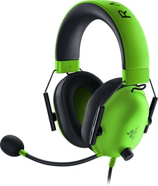 Razer BlackShark V2 X zelená / Herní sluchátka s mikrofonem / 7.1 / 3.5mm Jack / 1.3 m