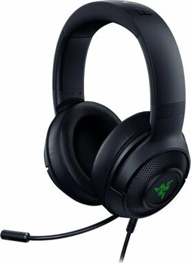 Razer Kraken V3 X USB černá / herní sluchátka s mikrofonem / USB-A / 1.8 m