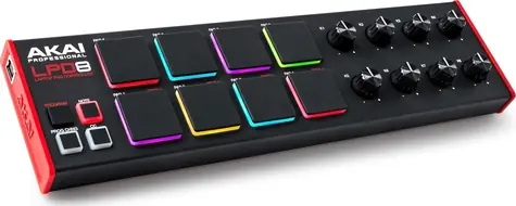 AKAI LPD 8 MKII -  Mini USB/MIDI kontrolér černá