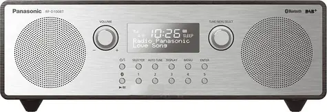 Panasonic RF-D100BTEGT stříbrná / Stolní rádio / FM / DAB+ / Bluetooth / 3.5mm