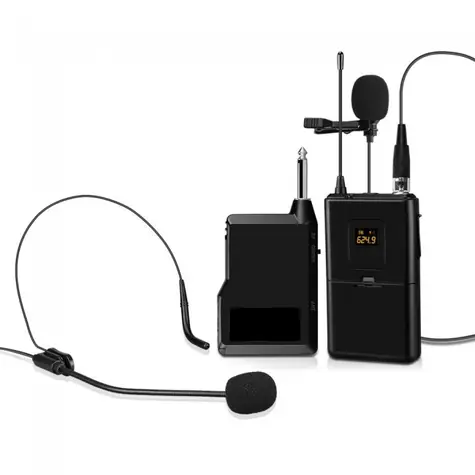 MOZOS MIC-UHF-SET černá / klopový mikrofon / bezdrátový