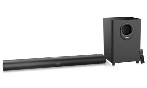 Fenda F&D HT-330 černá / Soundbar & SW / 2.1 / 80W / Bluetooth / USB / AUX / HDMI