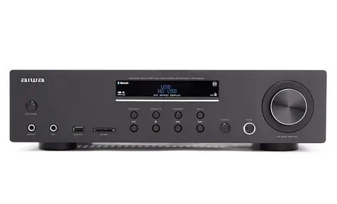 Aiwa AMU-120BTBK černá / AV receiver / 2.0 / 120W / USB / BT