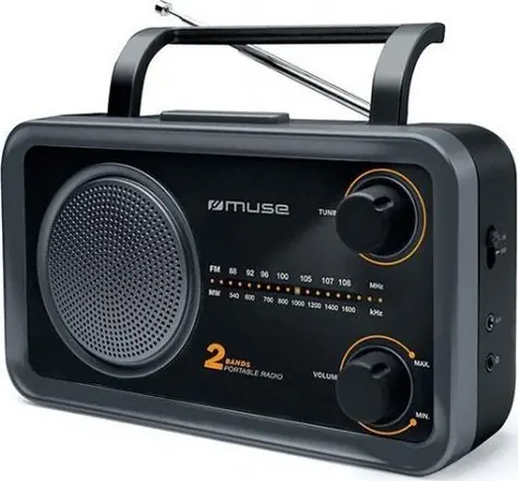 Muse M-06 DS černá / Přenosné rádio / FM / MW / 3.5mm