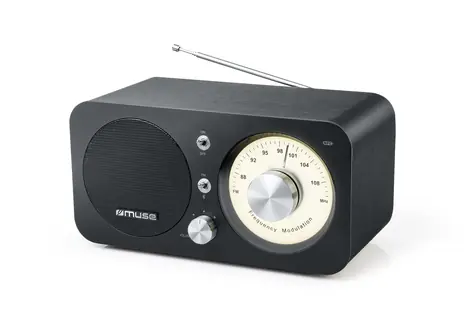 Muse M-095 BT černá / Rádio / FM / NFC / Bluetooth / 3.5mm / USB