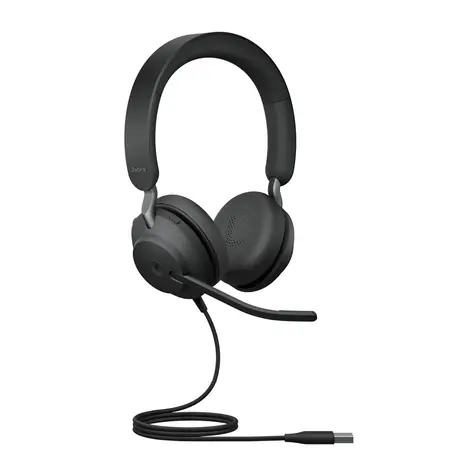 Jabra Evolve2 40 SE Stereo USB-A (MS) černá / Sluchátka / mikrofon / USB / MS Stereo