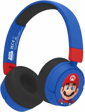 OTL Technologies Super Mario - BT 5.1 / Bezdrátová dětská sluchátka / mikrofon / Bluetooth 5.1