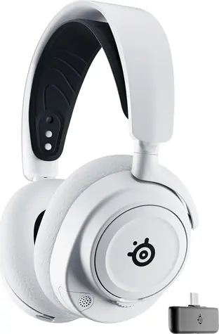 SteelSeries Arctis Nova 7X bílá / Herní bezdrátová sluchátka / BT + USB-A&USB-C / mikrofon