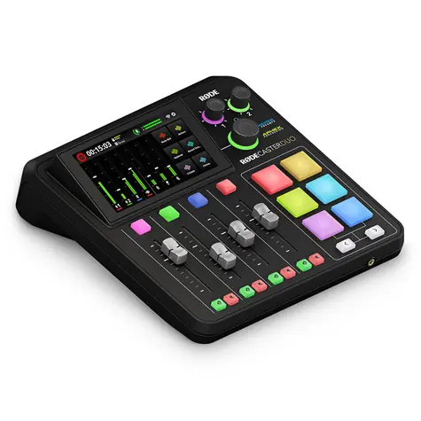 Rode RodeCaster DUO / Digitální mixážní pult / 3.5 mm / XLR / USB-C / RJ45 / microSD