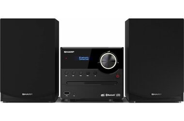 SHARP XL-B517D černá / Mikrosystém / 2.0 / 45W / DAB+ / FM / BT / CD / USB / 3.5mm