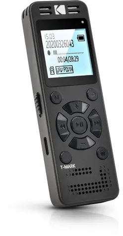 Kodak VRC 350 černá / Diktafon / 8GB / až 581 hodin záznamu / USB-C / 2x 3.5mm