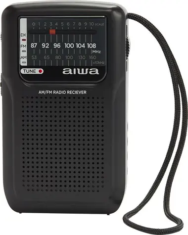 Aiwa RS-33 černá / Přenosné rádio / AM / FM / AUX  