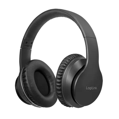 LogiLink BT0053 černá / Bezdrátová sluchátka / mikrofon / ANC / Bluetooth