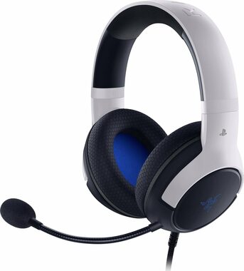 Razer Kaira X pro PlayStation bílá / Herní sluchátka s mikrofonem / 3.5mm jack / 1.3m