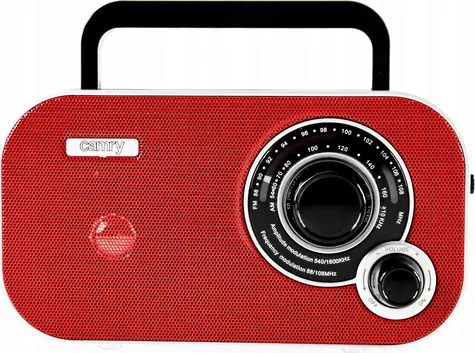 Camry CR 1140R červená / Přenosné rádio / FM