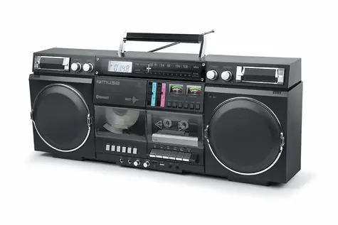 Muse M-380 GB černá / Přesnosné rádio / 80W / FM / CD / Bluetooth / Micro SD