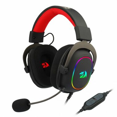 Redragon H510 Zeus-X RGB černá / Herní sluchátka / mikrofon / RGB / USB 