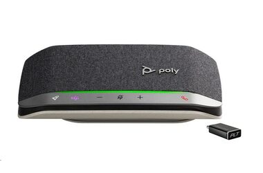 Poly Sync 20+ (MS Teams) černá / Konferenční reproduktor / BT adaptér / Bluetooth / USB-A/C