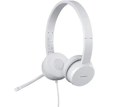Lenovo 110 Stereo USB Sluchátka šedá / Drátová sluchátka / mikrofon / USB-A