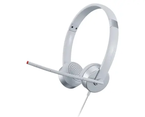 Lenovo 100 Stereo Analog Sluchátka šedá / Drátová sluchátka / mikrofon / 3.5mm jack