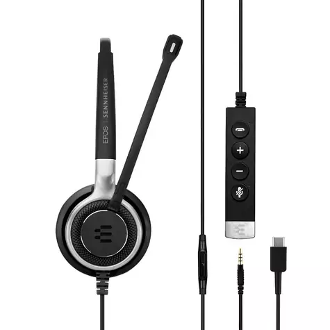EPOS SENNHEISER IMPACT SC 635 (USB-C) černá / Pro callcentra / headset / mikrofon 