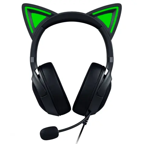 Razer Kraken Kitty V2 černá / Herní sluchátka / mikrofon / USB-A / 2 m