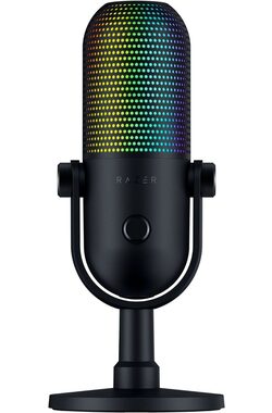 Razer Seiren V3 Chroma černá / Stolní mikrofon / RGB / USB-C