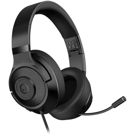 Lorgar Noah 101 černá / Herní drátová sluchátka / 3.5 mm Jack / mikrofon 