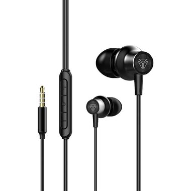 YENKEE YHP 405BK černá / Sluchátka / mikrofon / 3.5mm jack / 1.2m 