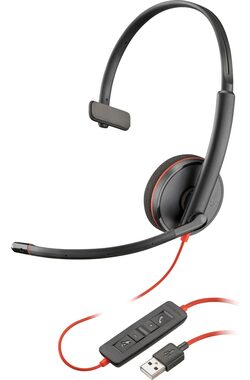 Poly Blackwire 80S01A6 3210 černá / Náhlavní souprava / mikrofon / jedno sluchátko / USB-A
