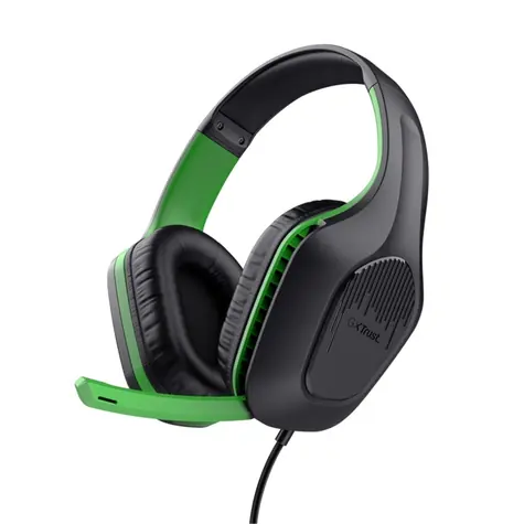 Trust GXT 415X Zirox zelená / Herní sluchátka / mikrofon / 3.5mm jack