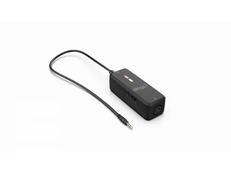 IK Multimedia iRig PRE 2 / Mikrofonní předzesilovač / 3.5mm TRRS / XLR 