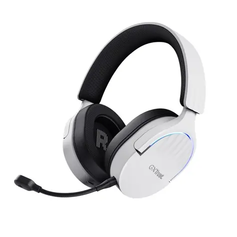 Trust GXT 491W Fayzo bílá / Herní sluchátka / mikrofon / USB-A / 3.5mm jack / Bluetooth