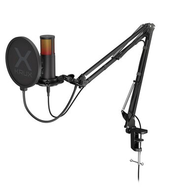 KRUX Edis 3000 černá / Mikrofon s ramenem / kardioid / USB